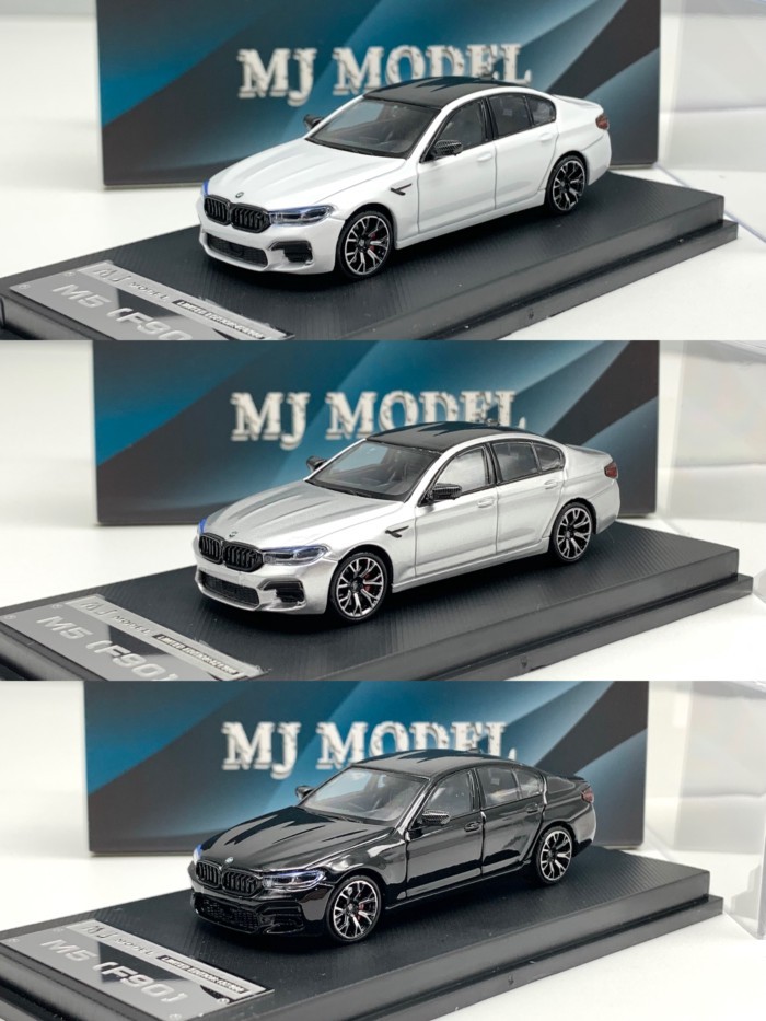MJ 1: 64 BMW 5 Series BMW M5 F90 รถจําลองโลหะผสมโมเดลรถพร้อมสต็อก