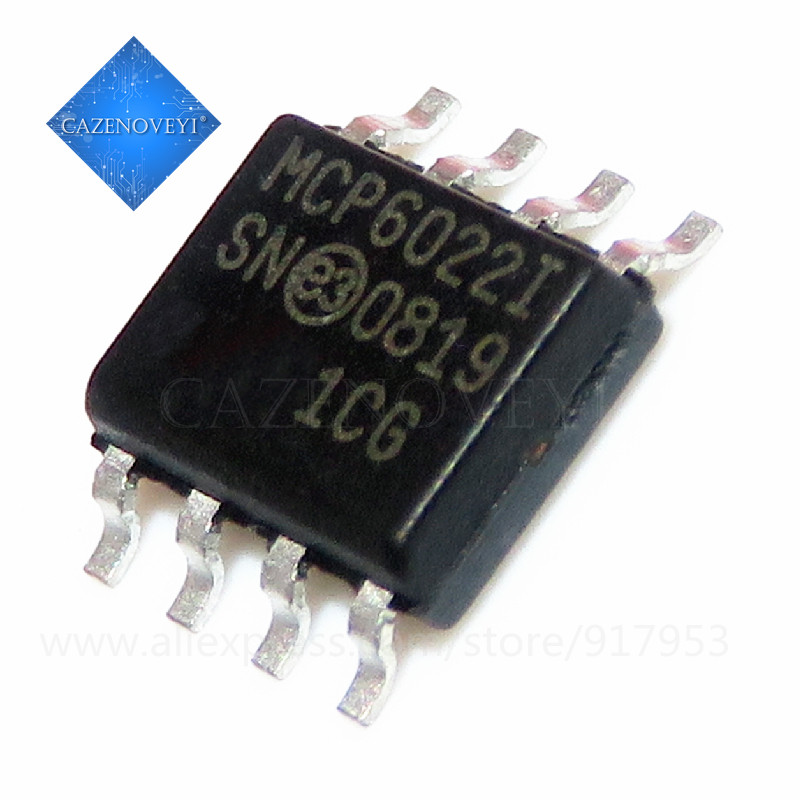 10 ชิ้น MCP6022-I/SN MCP6022-I MCP6022 SOP-8 ชิป IC ใหม่