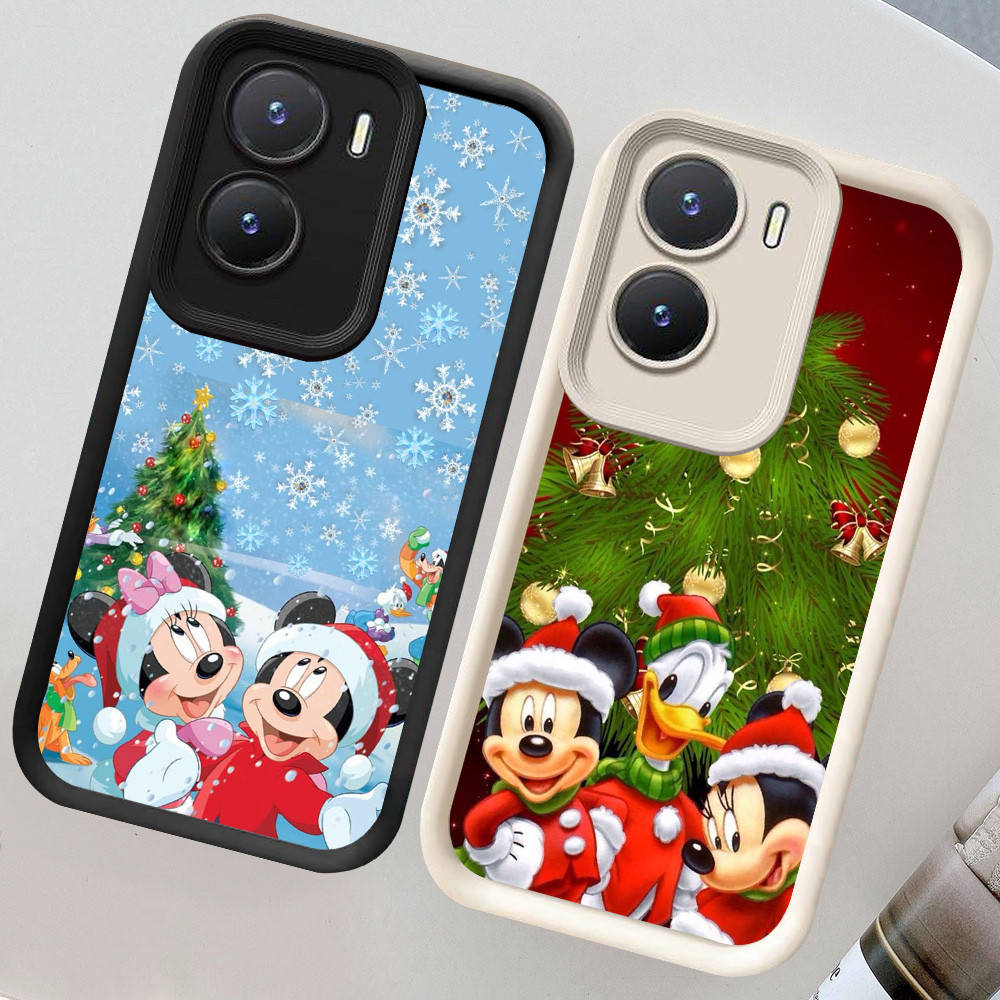 CH68 Mickey Christmas Soft Casing สําหรับ VIVO V19 Y33S Y01 Y01A V17 Y75 Y55 Y33E Neo 5G เคสป้องกัน