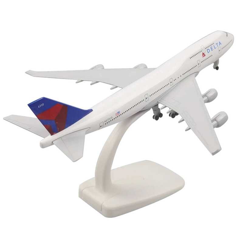 C 1:300 Scale Metal Aircraft Replica Delta B747 Plane Boeing Airbus Model Aviation Diecast Miniatur