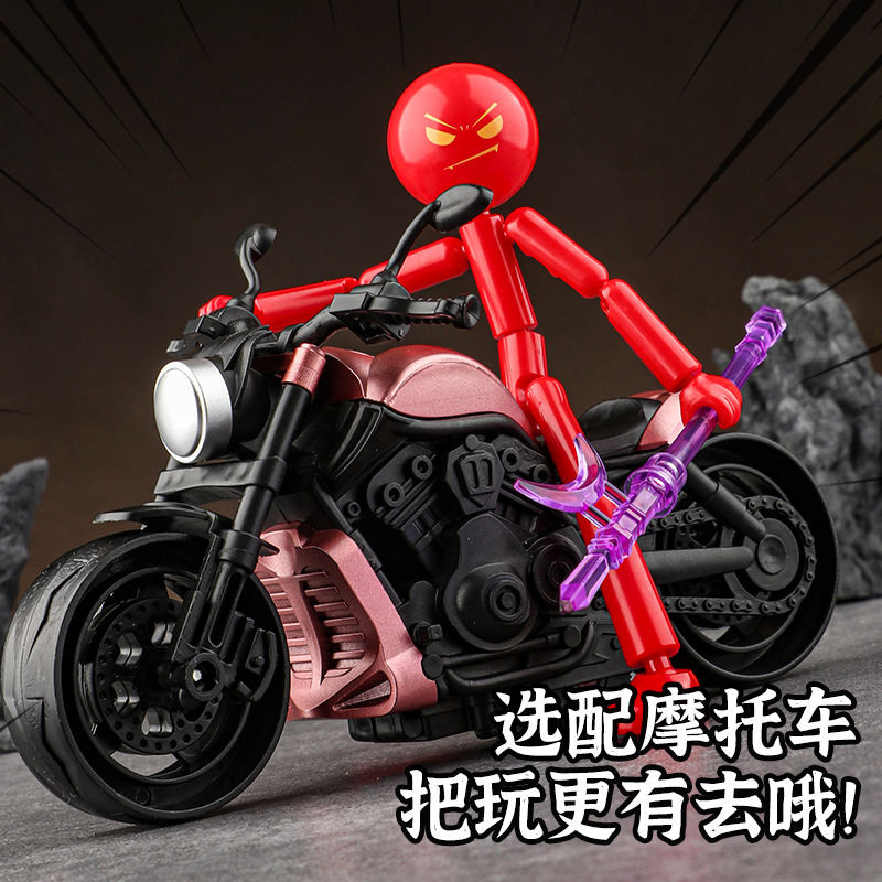 #action figure# Sticky Stickman Building Blocks Figure Moving Doll Dummy13 Assembly Model Tendy Toy