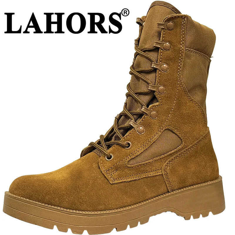 LAHORS รองเท้ายุทธวิธีกันน้ำเดินป่า รุ่น Man Combat