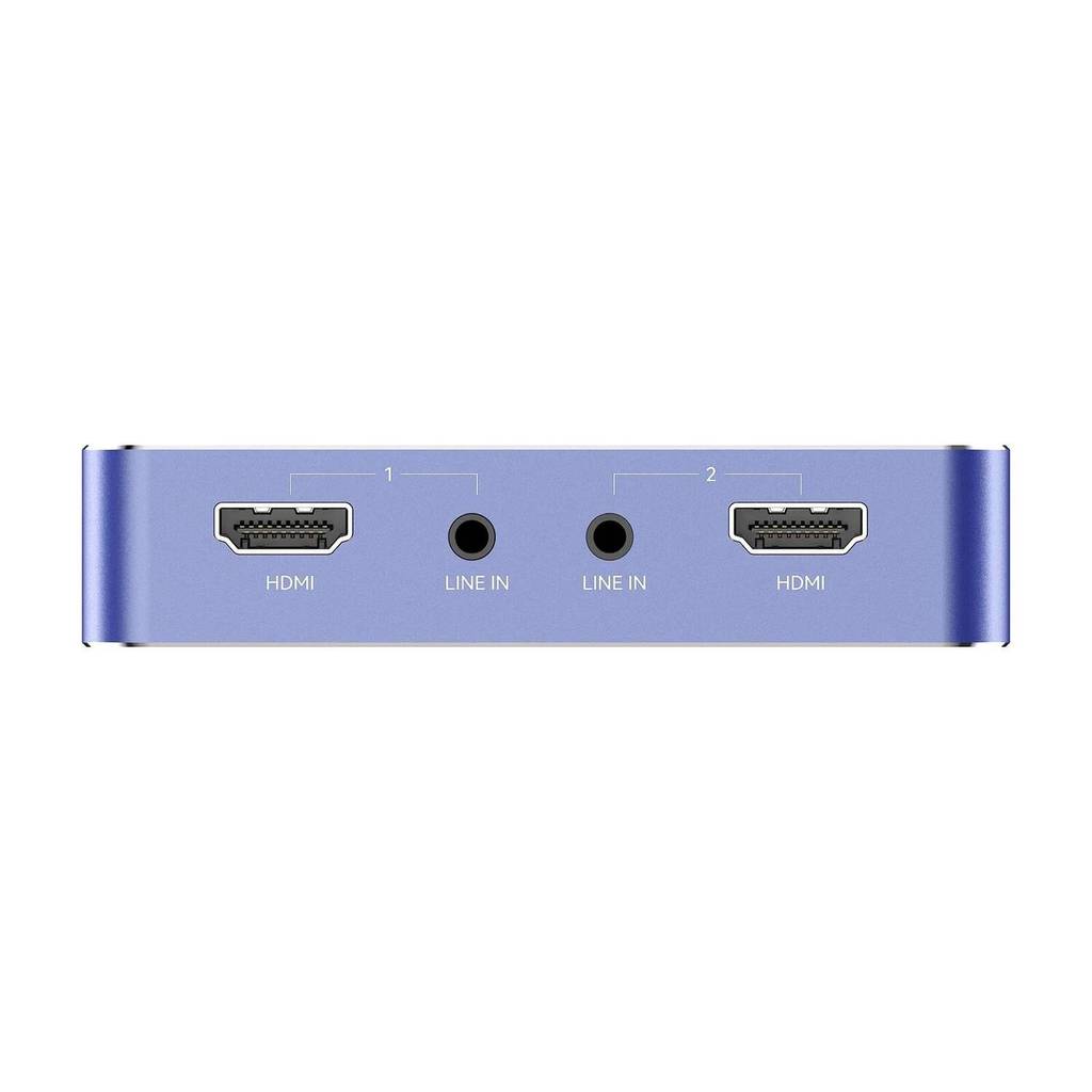 Ezcap361 Dual Camlink Raw 2 ช่อง HDMI Video Capture Card Line ในการผสมเสียงสําหรับกล้องสองตัวถ่ายทอด