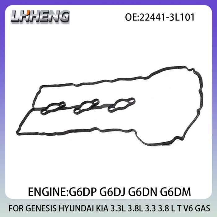 Valve cover gasket FOR GENESIS G80 G90 HYUNDAI PALISADE KIA CADENZA K9 STINGER 3.3L 3.8L 3.3 3.8 L