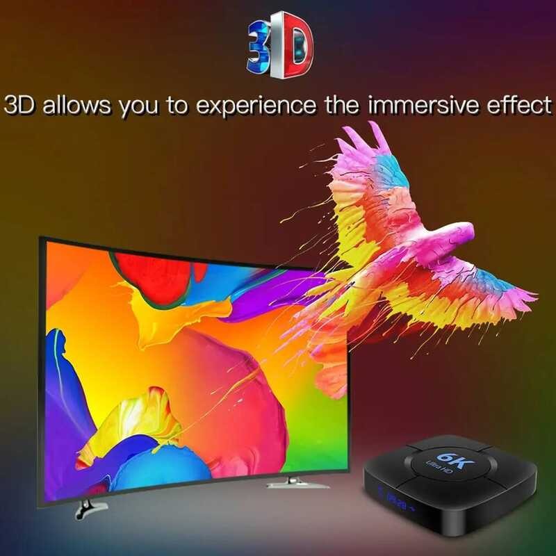 ▥ H616 Transpeed Android 10.0 กล่องทีวีvoice Assistant 6K 3D Wifi 2.4Gและ5.8G 4Gb RAM 32G 64G M