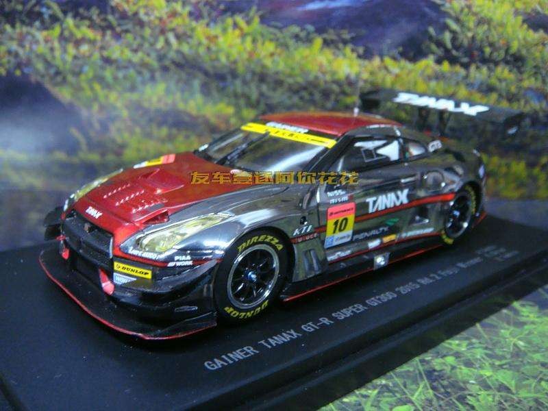 1: 43 EBBRO BANAX GTR GT-R SUPER GT300 2015 GT รถแข่งโมเดลรถไฟฟ้า