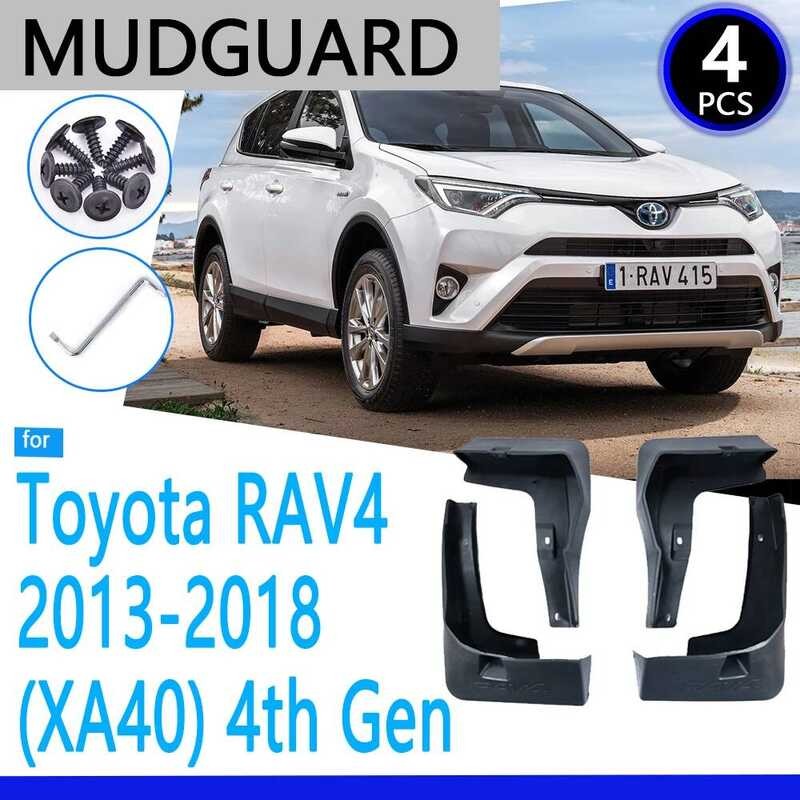 Mudgrds สําหรับ Toyota RAV4 RAV 4 XA40 40 2013 ~ 2018 2014 2015 2016 2017 รถอุปกรณ์เสริม Mudflap Fen