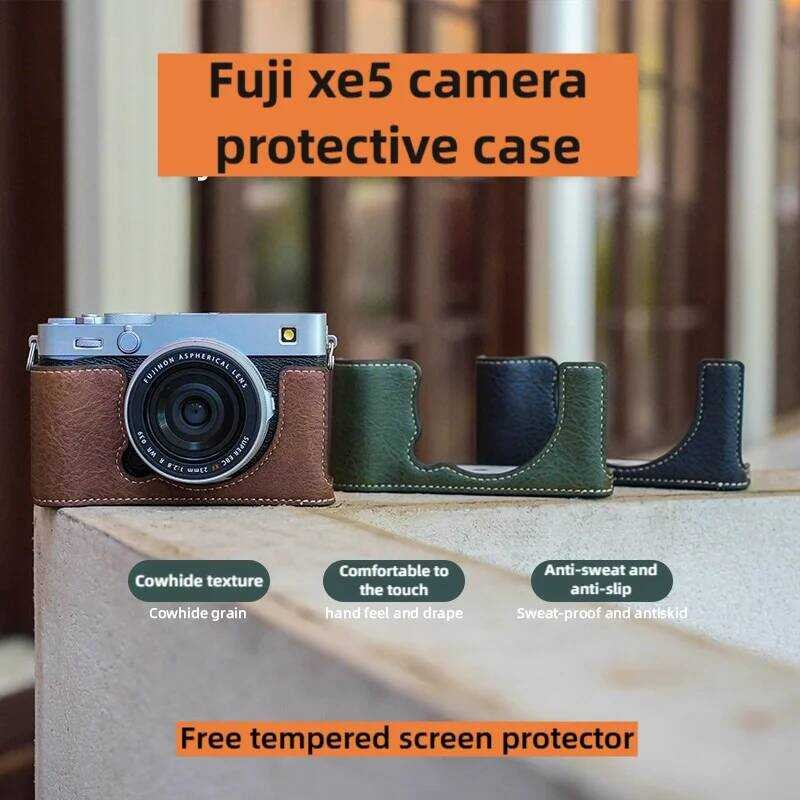 C HOT NEW Camera Bag For Fuji Xe5 Camera Protection Case; Xe5 Camera Strap Accessory; Anti-Dust And