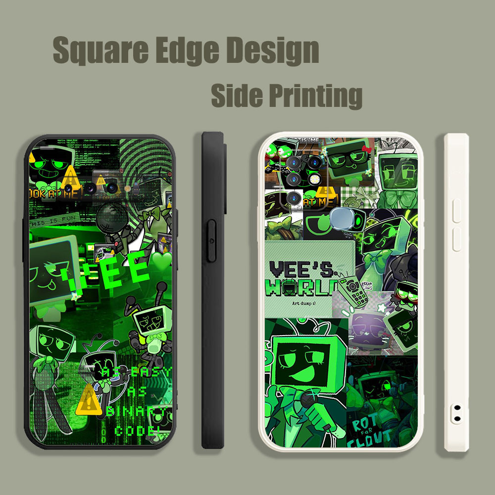 เคสสําหรับ OPPO A5 A9 A53 A32 A7X Reno 6Z 5Z 5G Vee Dandys World Plus น่ารัก Vee HFV05 เคสโทรศัพท์ขอ