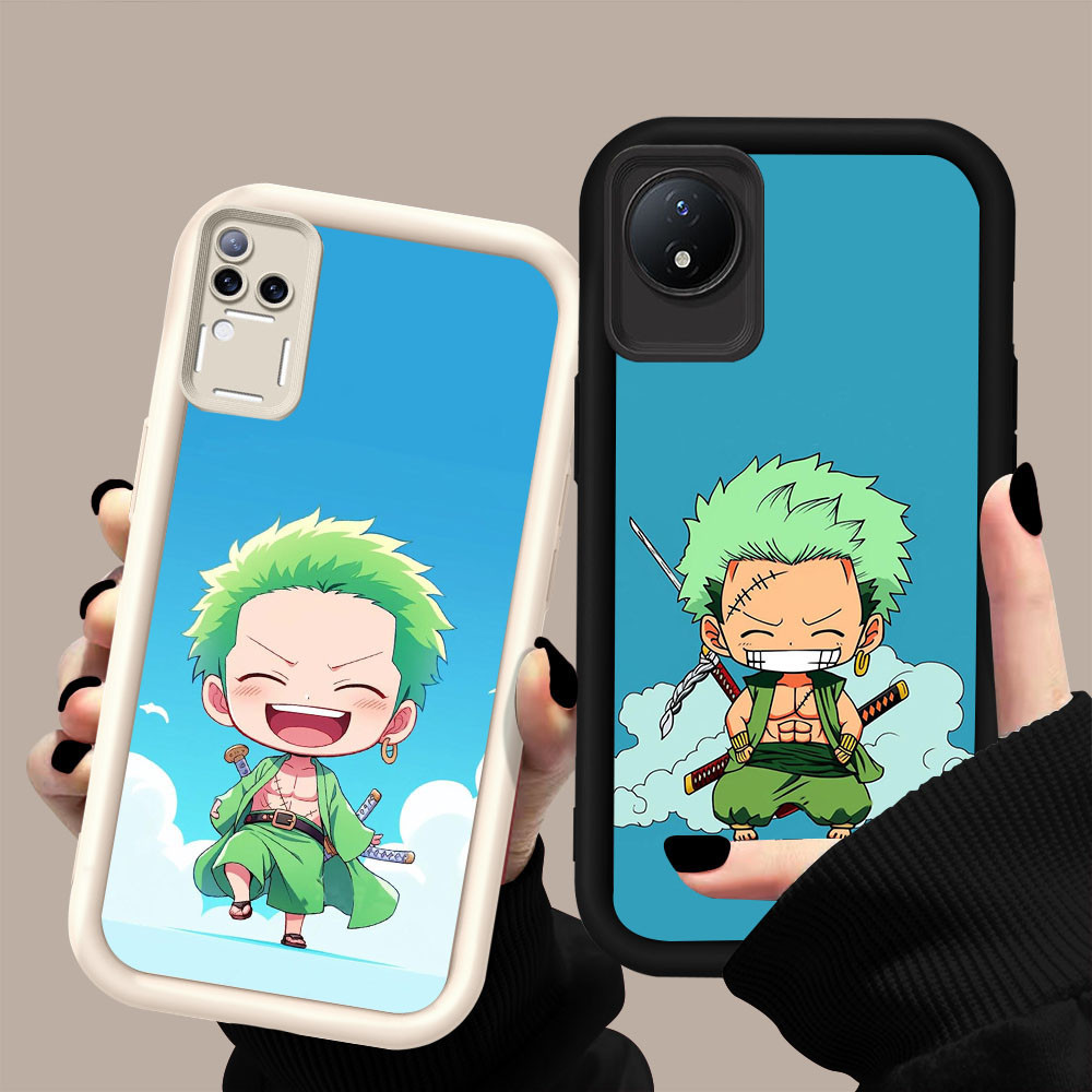 YZ-134 One Piece รุ่น Q ของ Zoro สวยมากปลอกสําหรับ VIVO V50 Y29 Y02 Y02a Y02t V30E T4 V30 Pro 5G