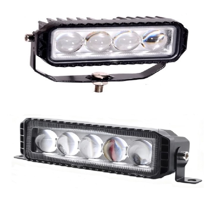 2 Color LED Car Light Bar Additional LED Headlight Auxiliary Light Universal Light strip Work Light