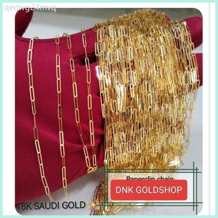 limited nice COD 18K P. CLIP NECKLACE 18 and 20 inches  PAWNABLE