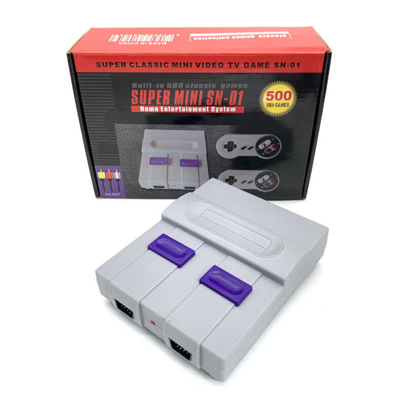 SNES5 เกมในตัว 8-Bit Classic NES Mini TV เกมคอนโซล FC เกม