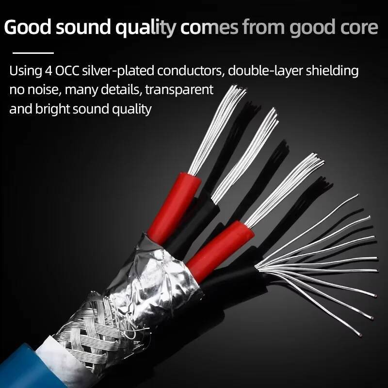 ATAUDIO HiFi Audio Bulk OCC Silver-plated Noise-free Speaker Bulk Cable for Audio Speaker Cable DIY