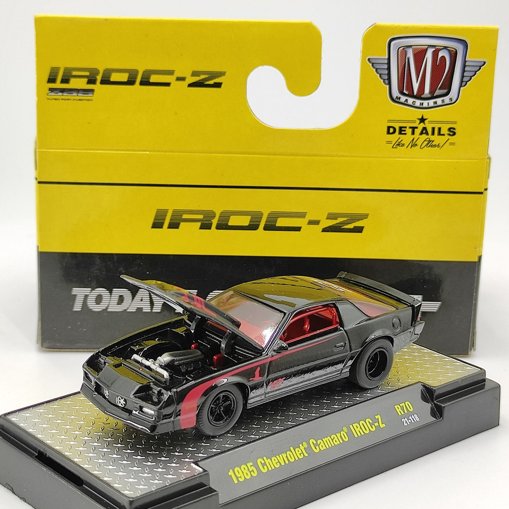 M2 1/64 1985 Chevrolet camaro IROC-Z โมเดลรถอัลลอย