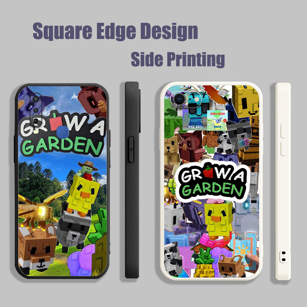 ปลอกสําหรับVivo Y12A Y53 V11i Z3i Y51A Y31 2021 Grow a garden RobloxวิดีโอเกมFXZ01 เคสโทรศัพท์สแควร์