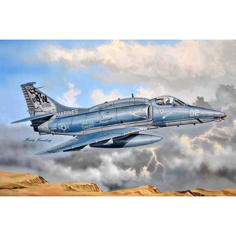 HOBBYBOSS 87256 1/72 A-4M "Skyhawk" เครื่องบินโจมตี