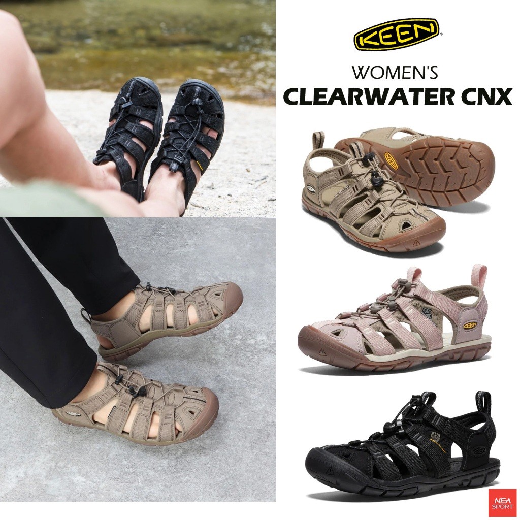 ♞[ลด30% เก็บโค้ด 2509FASHDD] KEEN Women's Clearwater CNX รองเท้า คีน แท้ ผู้หญิง YRF