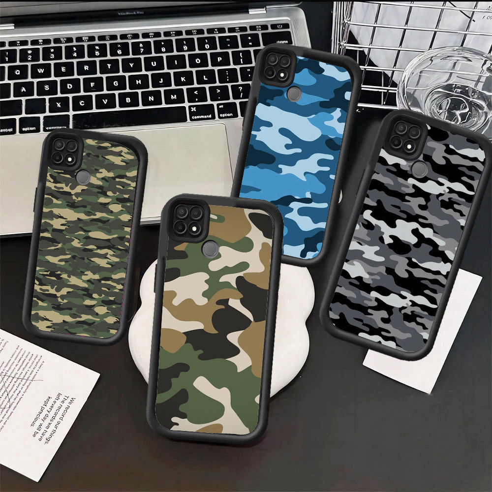 Camouflage HpปลอกชุบใสสําหรับOPPO Renoค้นหาNarzo 20A A31 A91 N53 A74 4 X3 5i 6 6i N63 10 10A 5 A95 F