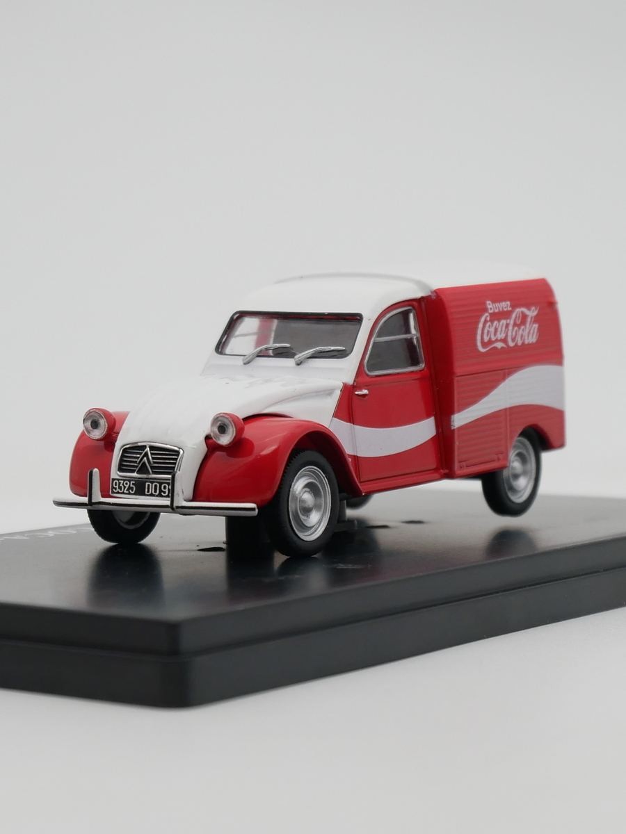 Ixo 1: 43 Citroen 2CV Coca Cola Citroen Coca Cola รถโฆษณา All Gold Car Model