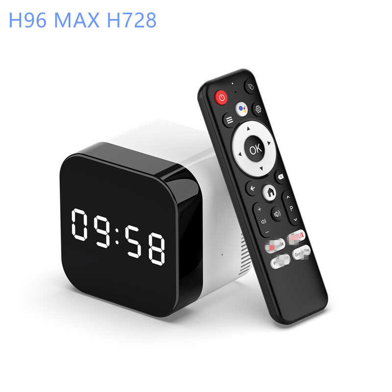H96 max h728 Set Top Box Android 14 Quanzhi H728 WIFI6 HD 8k Network Player