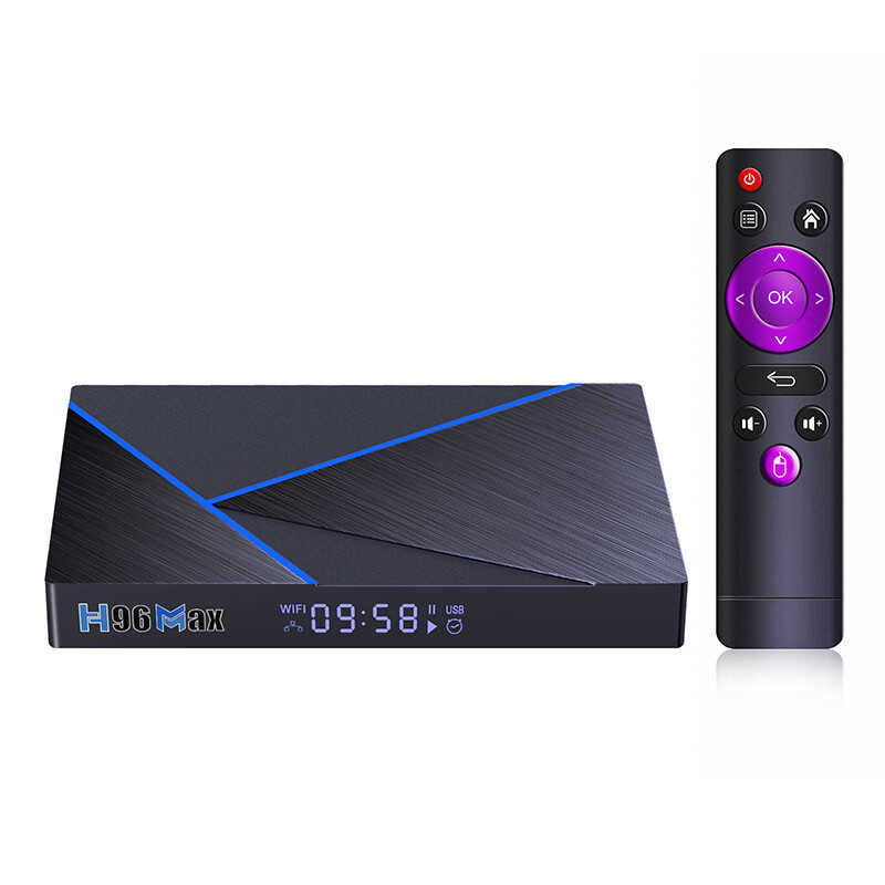 H96 Max V56 Set Top Box RK3566 8GB/64G Dl WIFI Android 12 BT Player