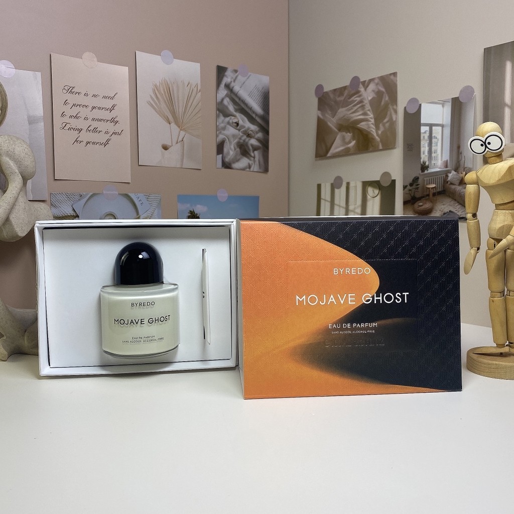 2025 Fashion [Shopee Special Selection] Counter Quality/75 Byredo Mojave Ghost Sans ปราศจากแอลกอฮอล์