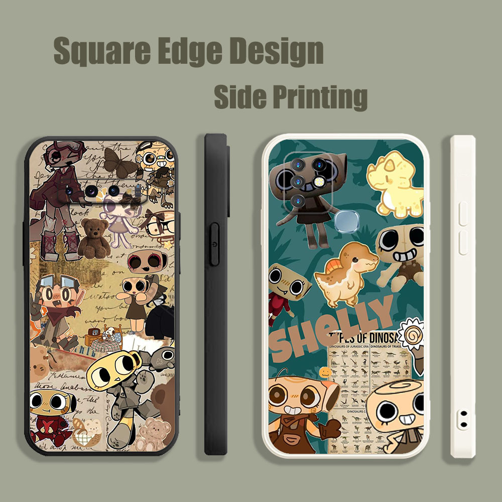 เคสสําหรับ OPPO A5 A9 A53 A32 A7X Reno 6Z 5Z 5G Dandys World Plus น่ารัก Shelly HFV03 เคสโทรศัพท์ขอบ