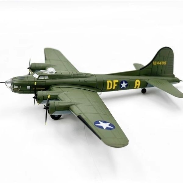 Amer 1/144 World War II B-17 US Army B17 Bomber โลหะผสมจําลอง Static เครื่องบินทหารรุ่นเครื่องประดับ