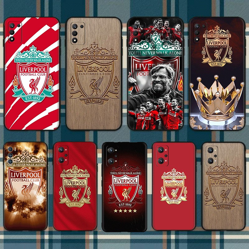 BC9 Liverpool Club สําหรับ Realme 9 Pro Plus 8S 8i 9i C2 ความเข้ากันได้เคสโทรศัพท์ TPU ฝาครอบป้องกัน