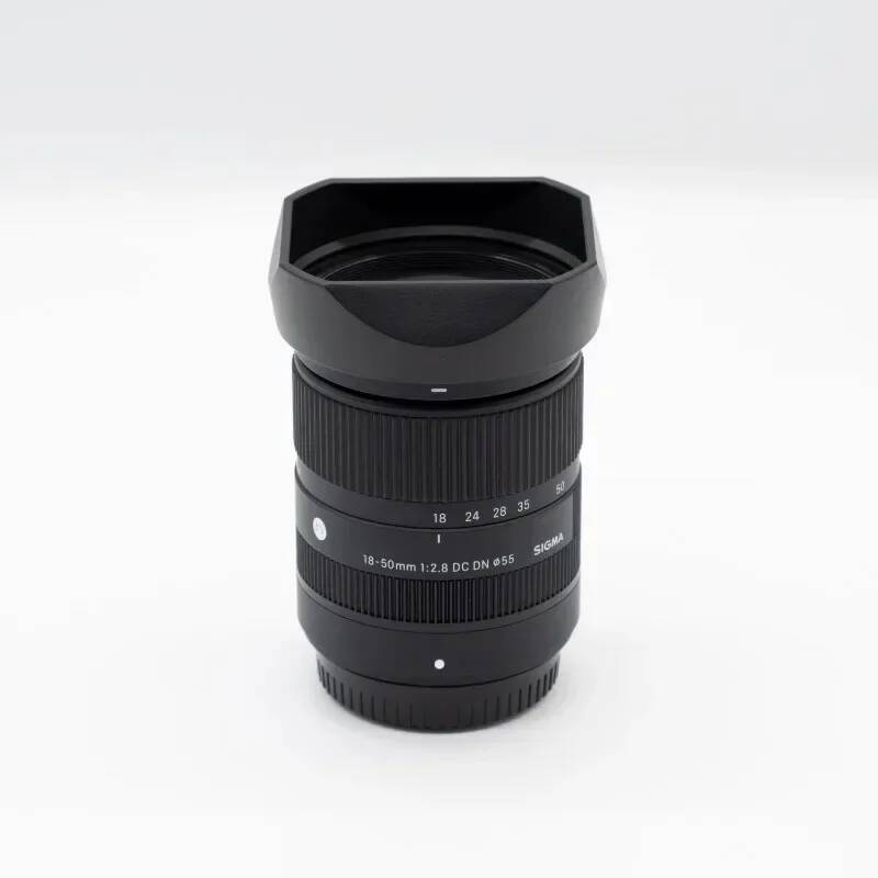 การออกแบบสําหรับ Sigma 56mm F1.4 DC DN 18-50 F2.8 DC DN Bayonet Square เลนส์ฮูด