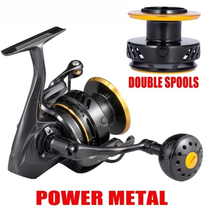 Original Lurekiller Metal Body Power Spinning Reel Black Marlin SW4000XG/SW5000XG/6000HG/10000HG Hi
