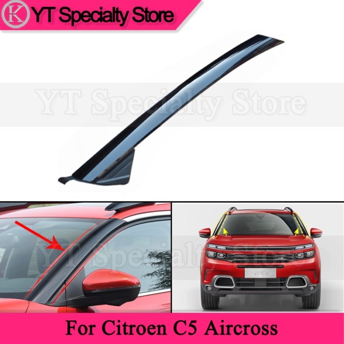 Kamshing Car A-pillar Exterior Decorative Panel For Citroen C5 Aircross Front Pillar Windshield Edg