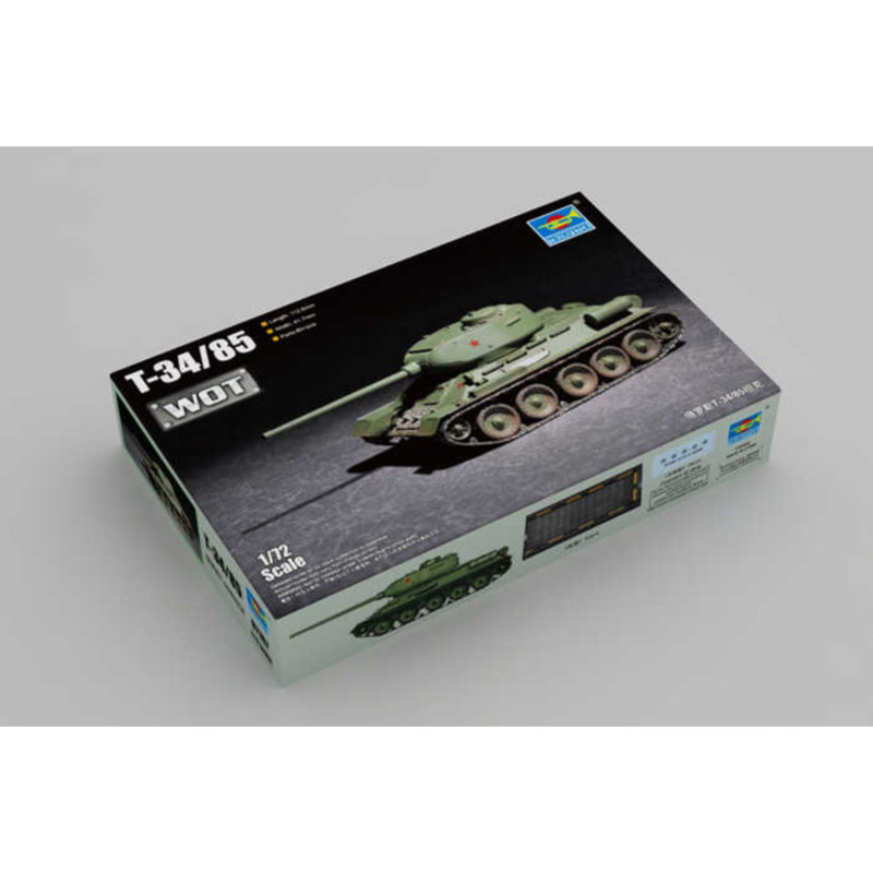 รถถังกลางโซเวียต T-34/85 TRUMPETER 07167 WOT 1/72