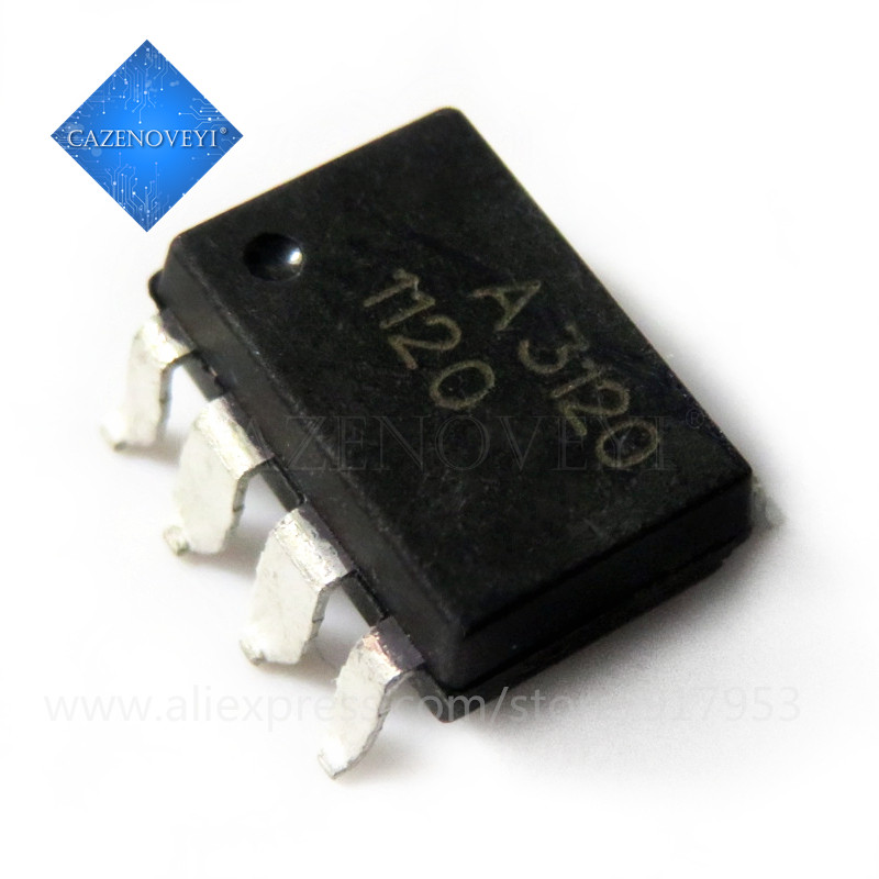 10 ชิ้น HCPL3120 SOP8 HCPL-3120 SOP A3120 SMD ในสต็อก