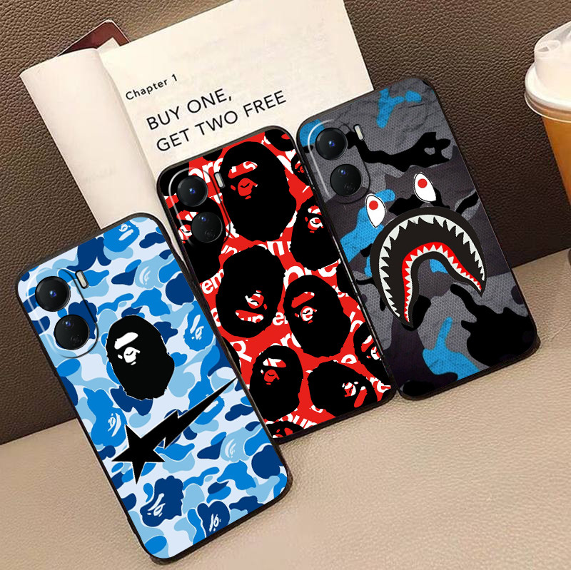 เคสสําหรับ VIVO Y16 Y02S Y35 SX3 bape เคสป้องกันโทรศัพท์มือถือเคสนิ่ม