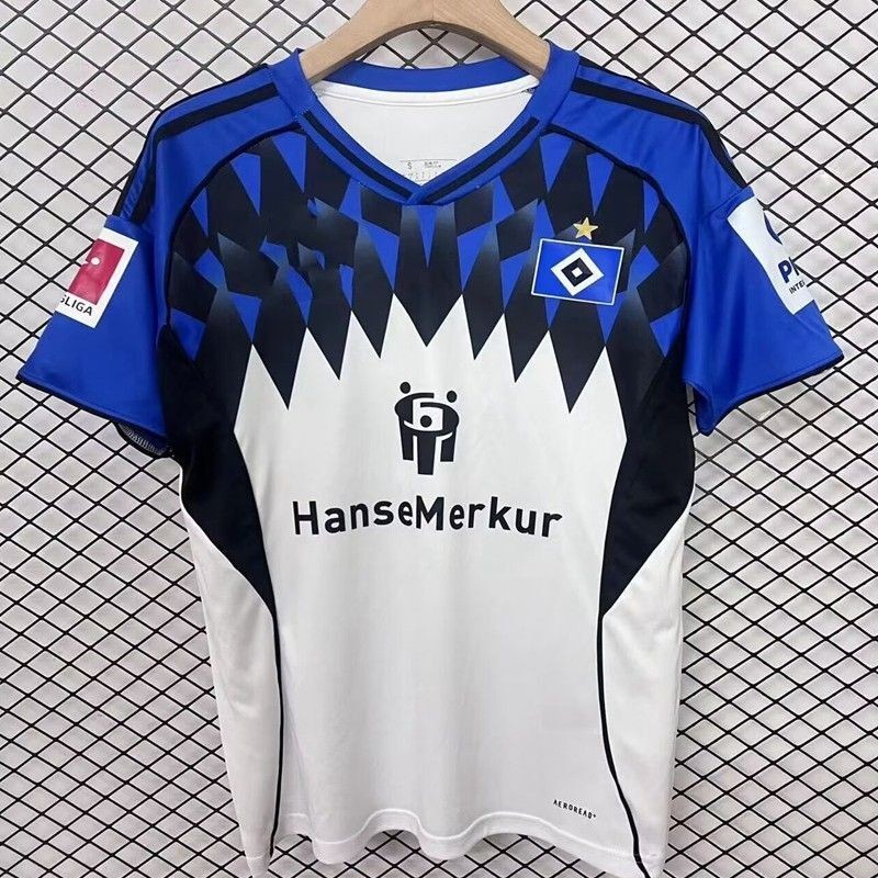 Hamburg home jersey 25/26 เสื้อฟุตบอลคุณภาพไทยเสื้อกีฬาสําหรับผู้ชาย