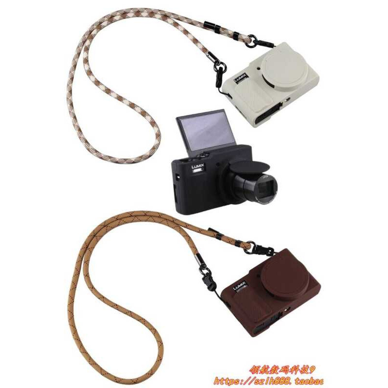 เหมาะสําหรับ Panasonic DC-ZS99GK TZ99 ป้องกันกรณีซิลิโคนกระเป๋ากล้อง Shell Crossbody ไหล่ Halter คอ