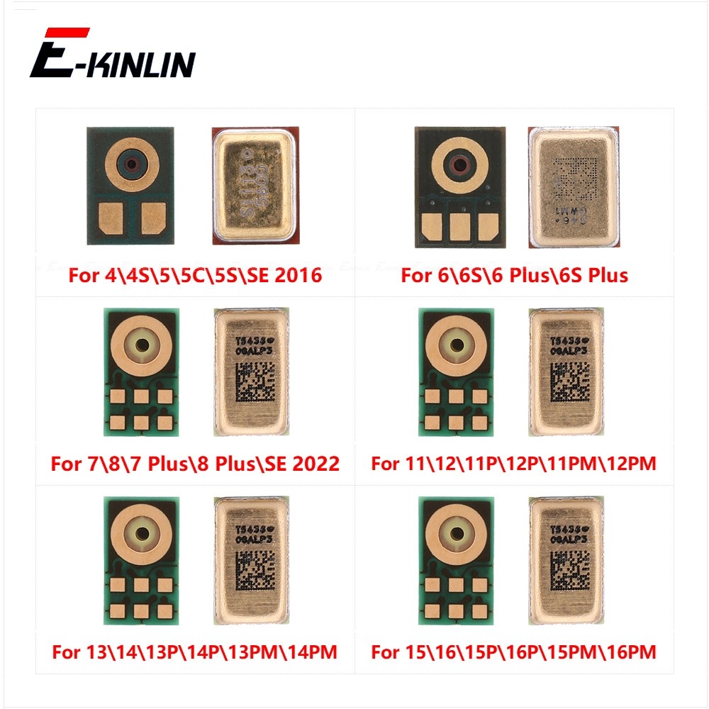 ไมโครโฟนภายใน MIC ลําโพงสําหรับ IP 11 12 13 mini 14 15 16 Pro X XS Max XR 6 6S 7 8 Plus 4 5 5C 5S SE