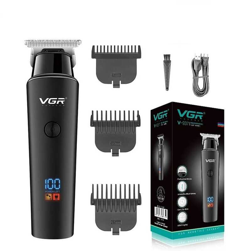 VGR ตัดไฟฟ้าต่อเคราตัดผมมืออาชีพhine ตัดผมไร้สาย Trimmer สําหรับชาย V-937