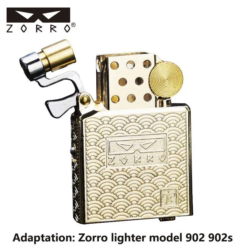 หัวจุดไฟโลหะ Zorro สำหรับเติมน้ำมันก๊าดและแก๊ส ใช้แทนรุ่น 902 902s 912 912s ทนลม ถังน้ำมันเติมได้