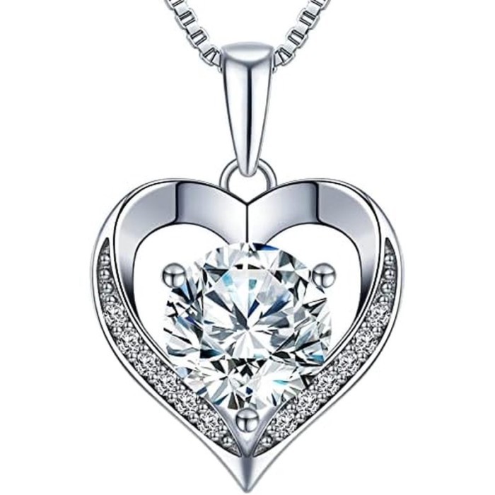 Heart fo Gifts Necklace, 1-3 Present Eternity Gifts ONLYLIKE for for YOU' Anniversary Engraved Pend