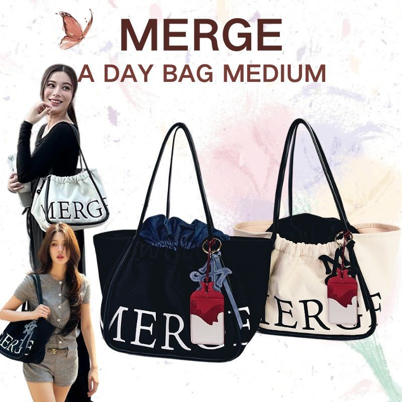 ♞,♘พร้อมส่ง     กระเป๋าTote merge กระเป๋าโท กระเป๋าถือ merge ของแท้ MHD
