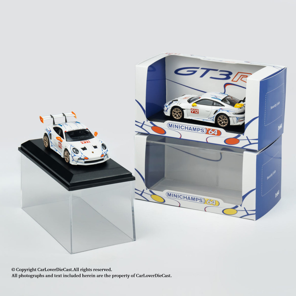 MINICHAMPS/Mini Cut 1: 64 Porsche 911 (992) GT3 RS โมเดลรถอัลลอย