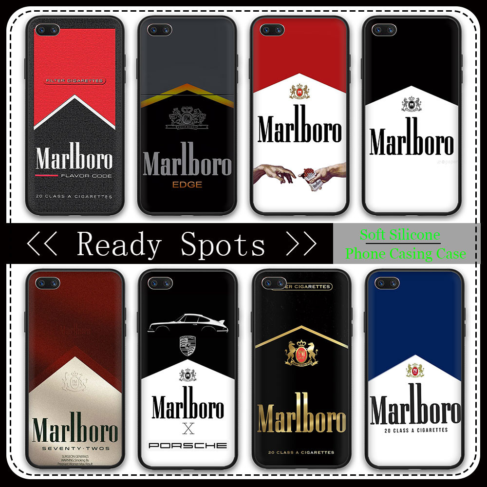 Samsung Galaxy J2 J5 J7 Prime J7 Core J7Pro J730 Black Soft Case 425A Marlboro TPU Phone Cover