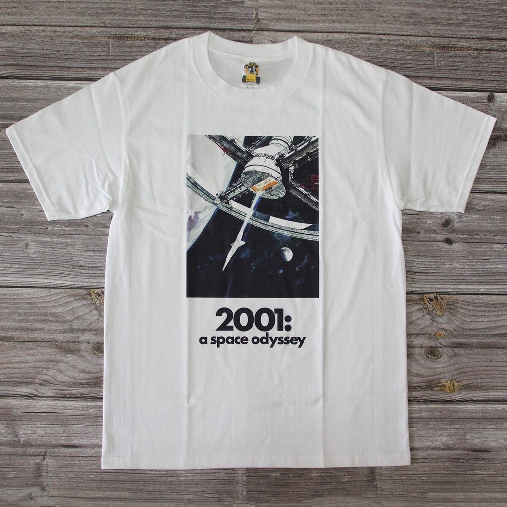 【100% cotton】2001 A Space Odyssey เสื้อยืด Stanley Kubrick The Shining Movie mens short sleeve cool