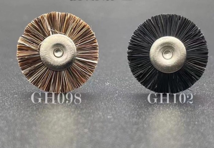 Jewelry Polishing Brushes 2.35mm Brown Bristle Brushes Dremel Drill Tools 22mm Jewelry Polishing Wh