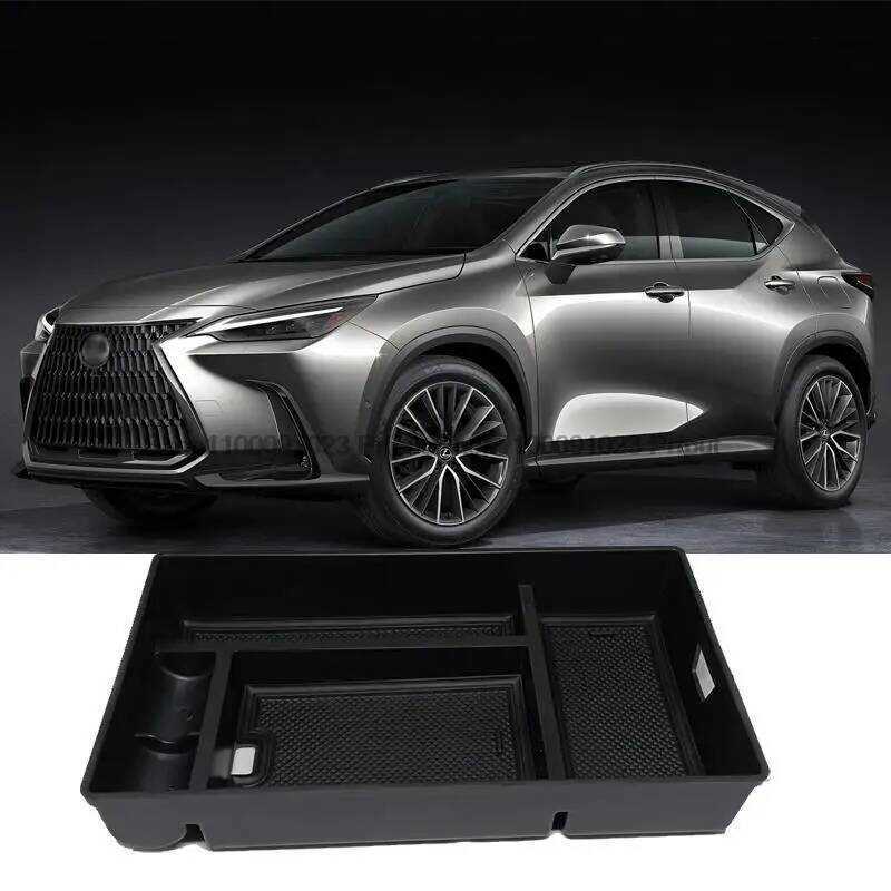 รถที่เท้าแขนกล่องเก็บสําหรับ Lexus NX NX350 NX450H NX250 NX350H 2022 Central Control คอนเทนเนอร์ Aut