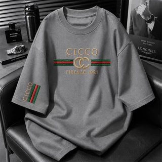 [เก็บเงินปลายDทาง] เสื้อยืดแขนสั้นคอกลมพิมพ์ลายการ์ตูนสำหรับผู้ชาย สไตล์ลำลอง เท่ๆ มีให้เลือกเจ็ดสี ทรงหลวมทันสมัย