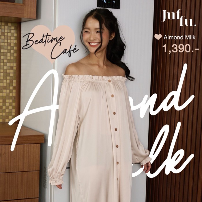 ชุดนอน Juffu -almond milk